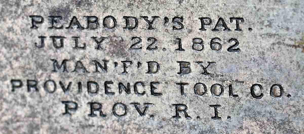 Henry Peabody patented his basic action in 1862 and sold the patent to the Providence Tool Company. He received royalty payments for many years and became a wealthy man.